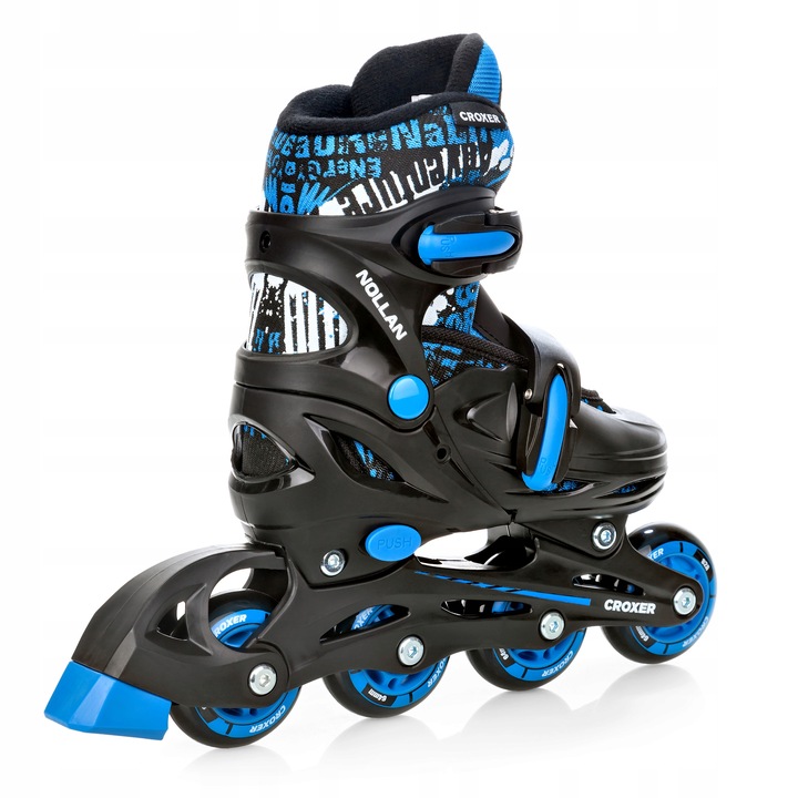 Rolki Wrotki Regulowane 3w1 Croxer Nollan 30-33 Kółko LED