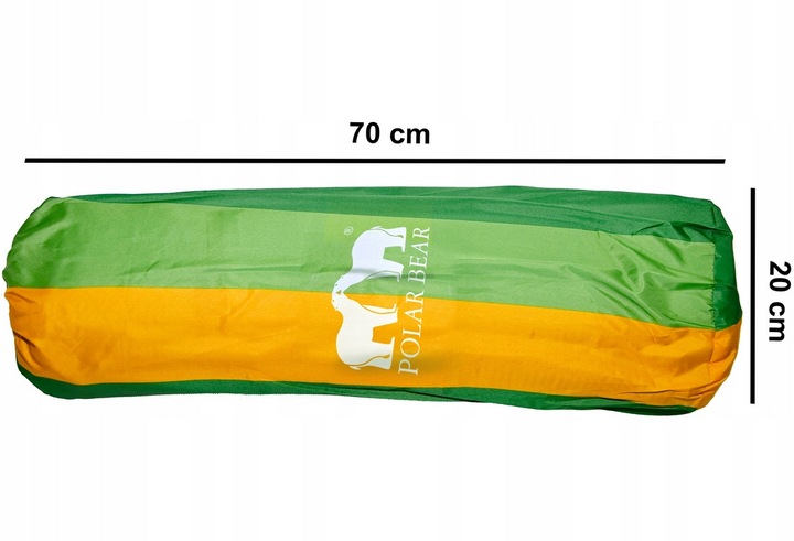 MATA SAMOPOMPUJĄCA Z PODUSZKĄ MATERAC karimata kempingowa POD NAMIOT BIWAK