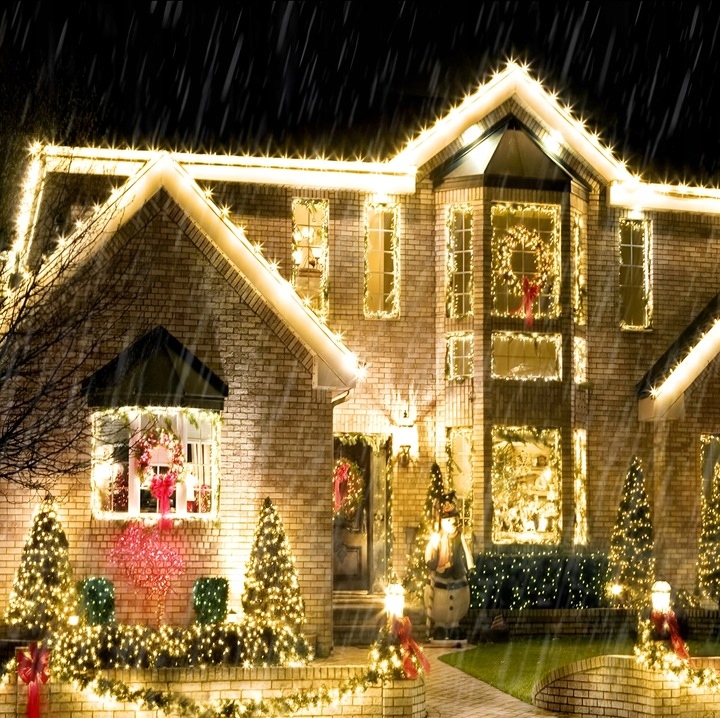 LAMPKI ZEWNĘTRZNE SOPLE CHOINKOWE 500 LED ŚWIATEŁKA ŚWIĄTECZNE +FLASH 22.5M