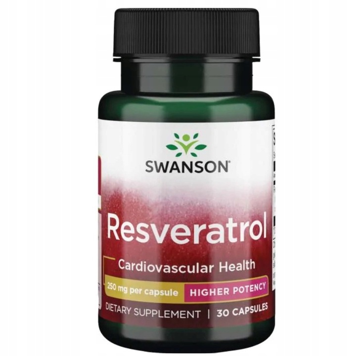 SWANSON RESWERATROL 250 mg 30 kaps