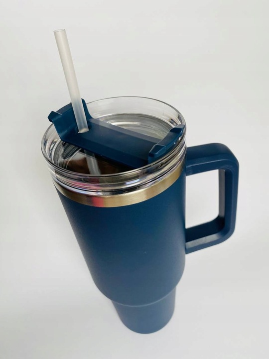 Kubek termiczny ze słomka kubki termiczne na kawę herbatę na napoje zimne