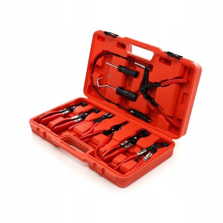 SZCZYPCE DO OPASEK ZACISKOWYCH ZESTAW 9 ELEMENTÓW OSŁON SZCZYPIEC CLICK-R