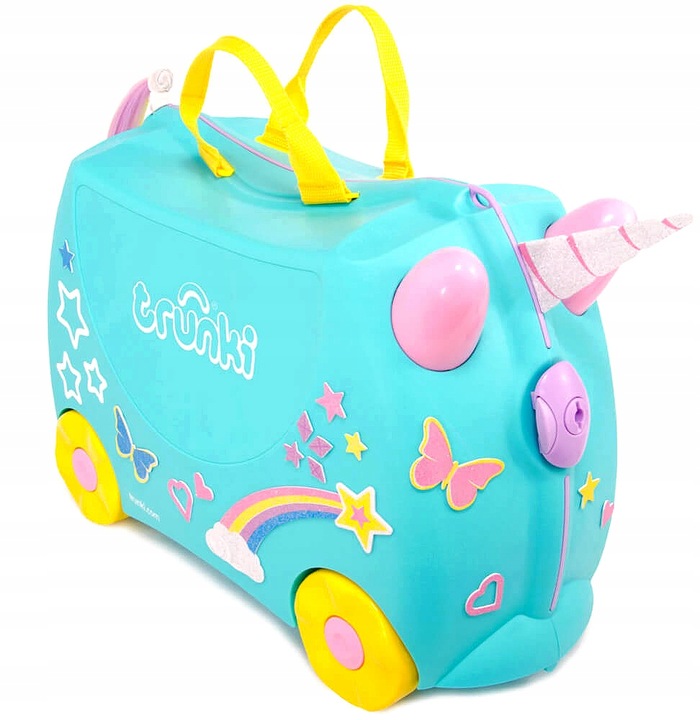 WALIZKA TRUNKI JEŻDŻĄCA WALIZECZKA JEŹDZIK UNICORN