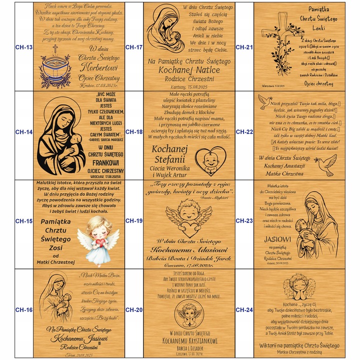 Srebrny medalik pr. 925 Matka Boska Częstochowska Grawer Prezent na Chrzest