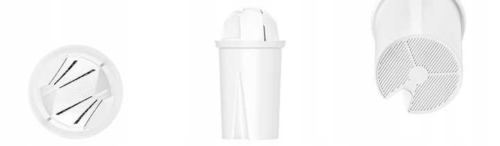 10x filtr Wessper AquaClassic do szklanego dzbanka Wessper Dafi zamiennik