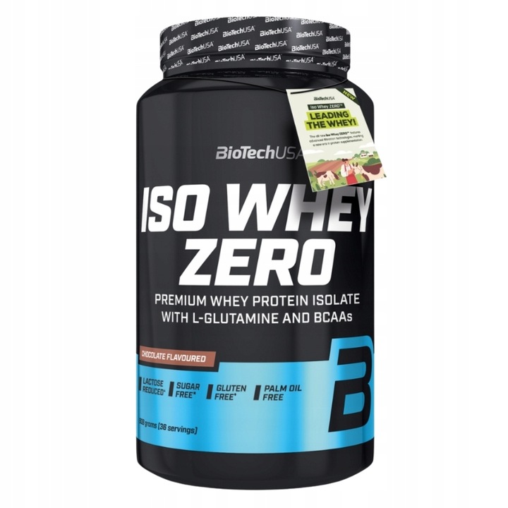 BIOTECH ISO WHEY ZERO 908 g + GRATIS 3x ISO WHEY ZERO 25g + SHAKER