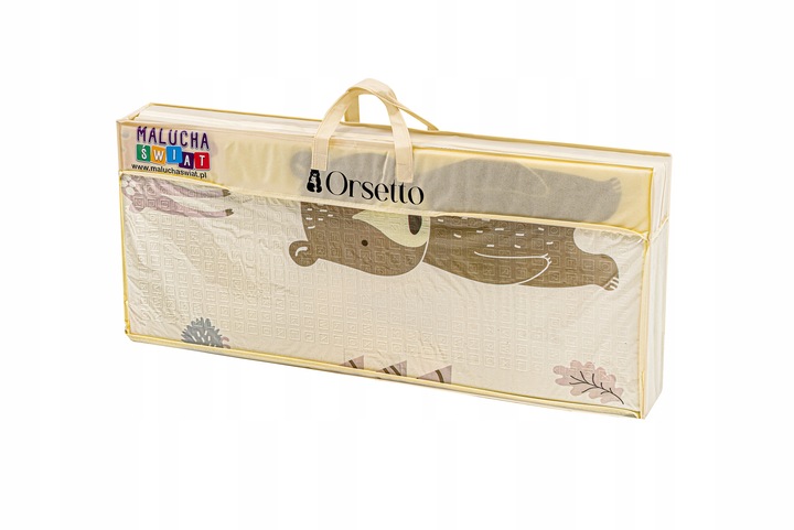 MATA PIANKOWA EDUKACYJNA SKŁADANA DLA DZIECI DUŻA MISIE BALONY 180x200