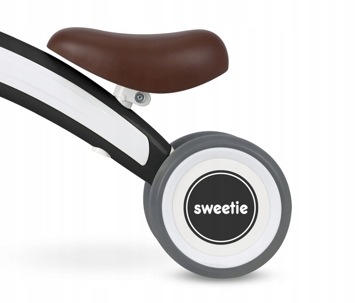 Qplay Pojazd Rowerek Trójkołowy Sweetie Dark Grey Wygodny i Stylowy Design