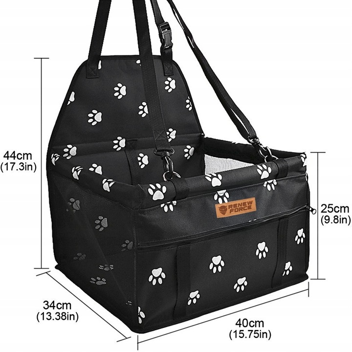 FOTELIK samochodowy dla PSA KOTA Duży TRANSPORTER do auta Na Siedzenie Mata