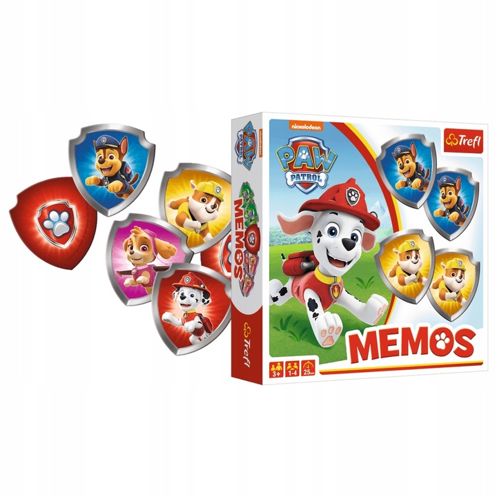 gra memos paw psi patrol super pamięć 3+