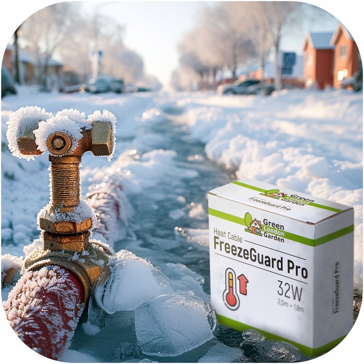 KABEL GRZEWCZY Z TERMOSTATEM DO INSTALACJI UPRAW SZKLARNI LICZNIKÓW 3,8M