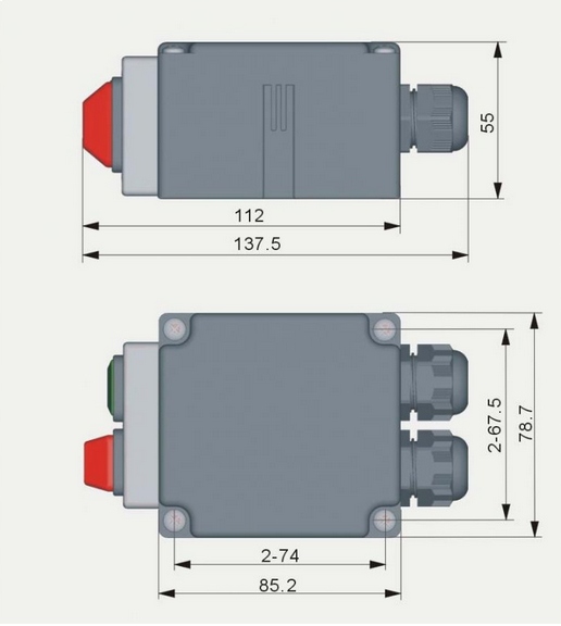 Włącznik wyłącznik KEDU KOA8 do silnika 3-fazowego przekaźnik JD4 400V