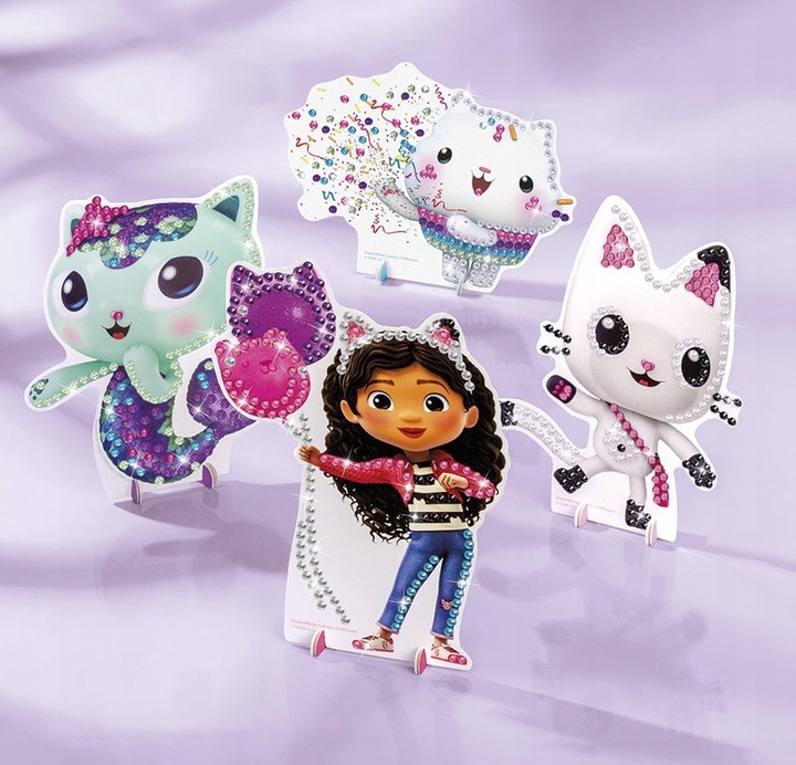 Totum Koci Domek Gabi 3w1 zestaw kreatywny do robienia bransoletek mozaika