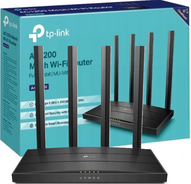 Router TP-LINK Archer C6 AC1200 Serwer VPN WPS wif