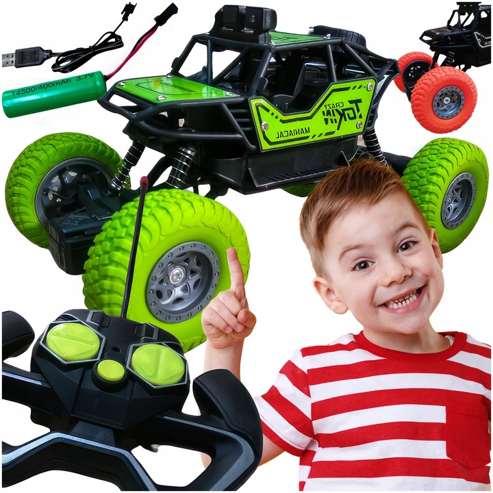 SAMOCHÓD ZDALNIESTEROWANY TERENOWY monster track ZABAWKA samochód na pilota