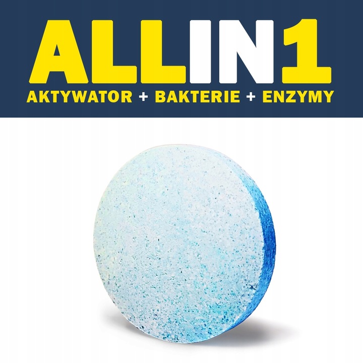 MOCNE Tabletki - 12 + 3 gratis - Bakterie + Enzymy