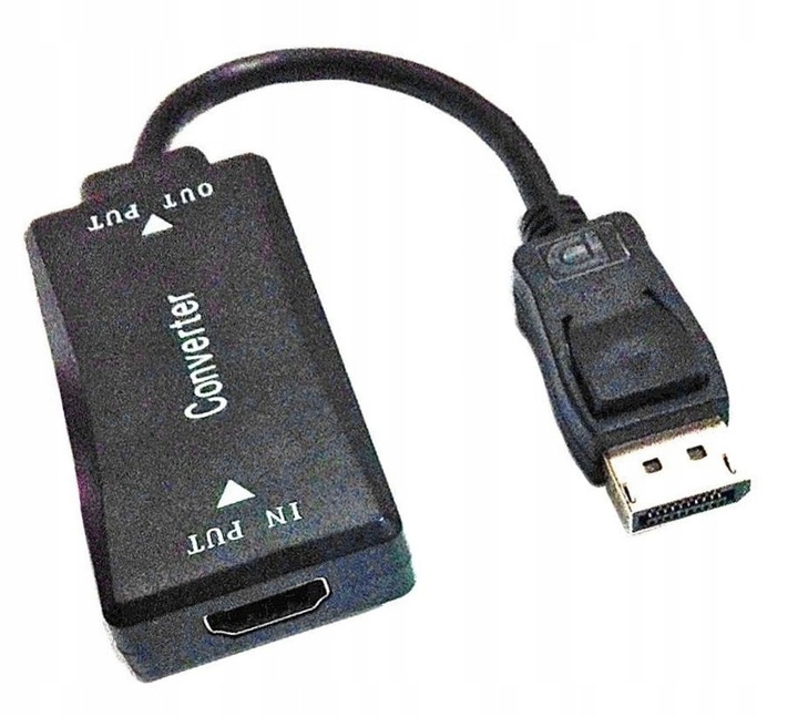 Adapter Konwerter HDMI DisplayPort DP 4K@30Hz