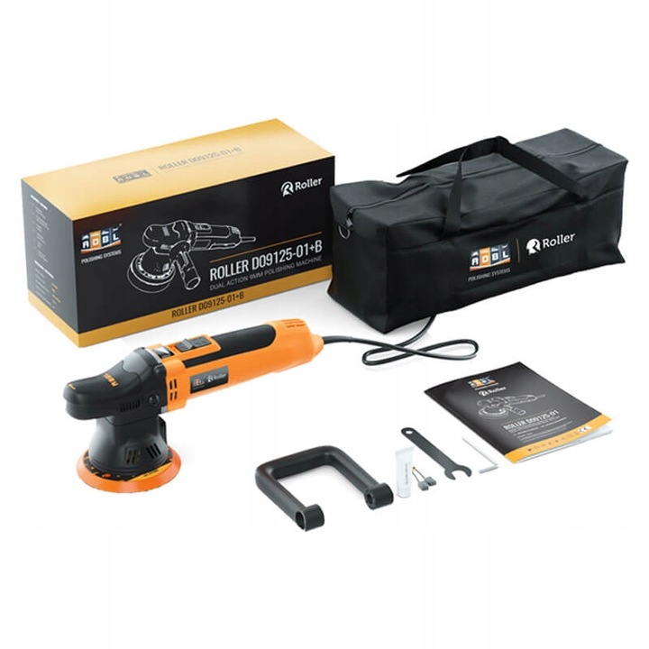 ADBL ROLLER D09125-01+B Maszyna Polerska 125/75mm Torba Pasta Onestep
