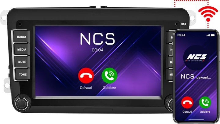 RADIO NAWIGACJA ANDROID VW PASSAT B6 B7 GOLF 5 6 TIGUAN TOURAN CADDY T5 T6
