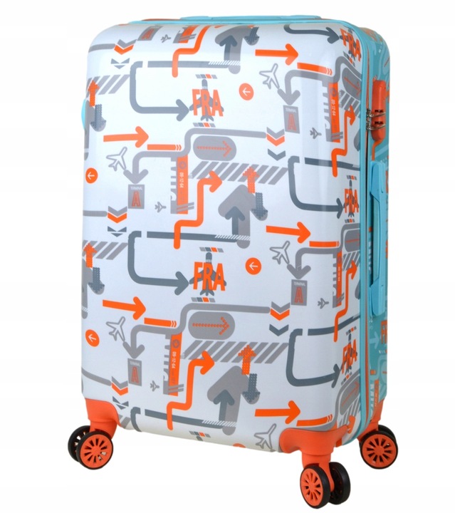 Średnia walizka na kółkach SUNBAG Fly360 Dual Color