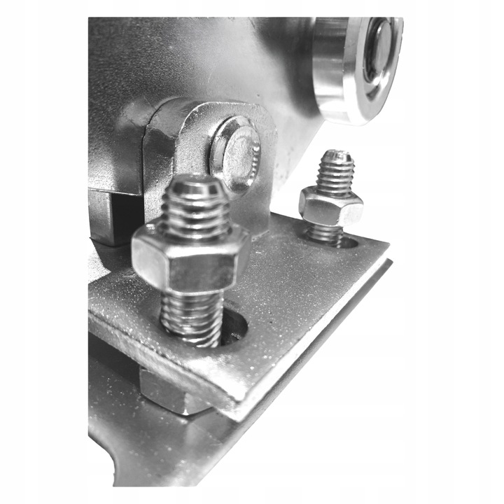 WÓZEK WÓZKI ROLKI DO BRAMY PRZESUWNEJ 80x80 ZESTAW WÓZKÓW BRAMOWYCH WAHLIWE