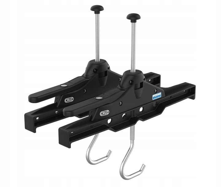 Zestaw uchwytów do mocowania drabin na bagażnikach dachowych samochodów