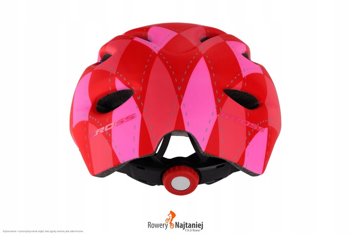 Kask rowerowy KROSS INFANO różowy S (52-56 cm)