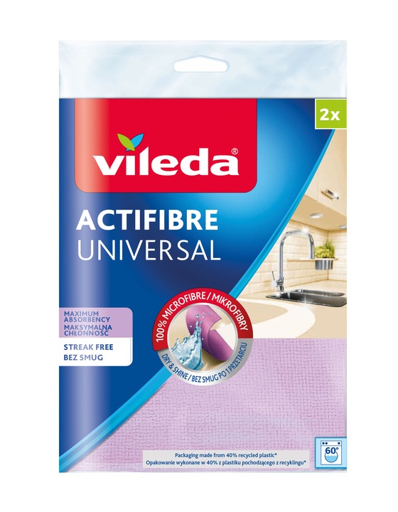 Ścierka mikrofibra uniwersalna Vileda fioletowy