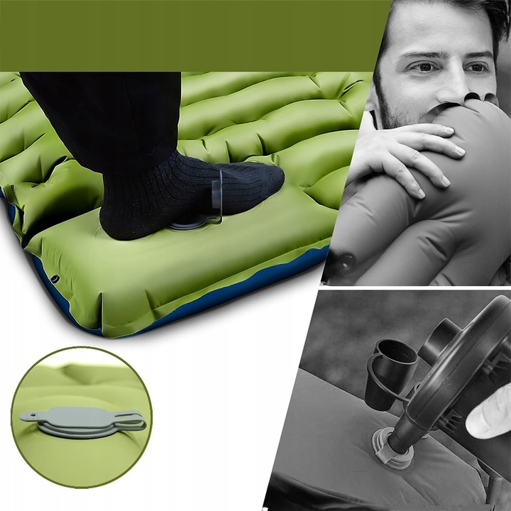 MATA SAMOPOMPUJĄCA KARIMATA 196x68x8CM Z PODUSZKĄ