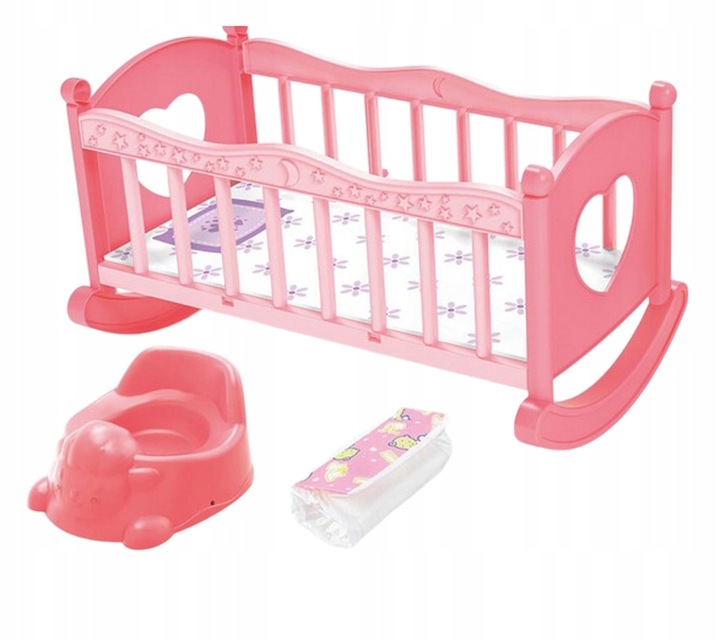 Lalka bobas Martynka pije mówi po polsku 24 dźwięki kołyska krzesełko do ka