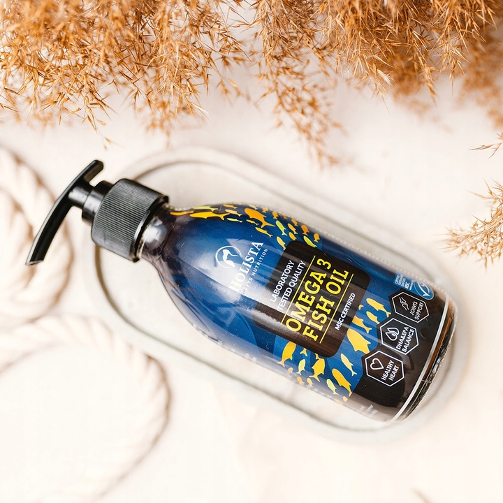 HOLISTA Olej OMEGA 3 Fish Oil dla Psa KOTA KWASY OMEGA EPA DHA BARF 100ml