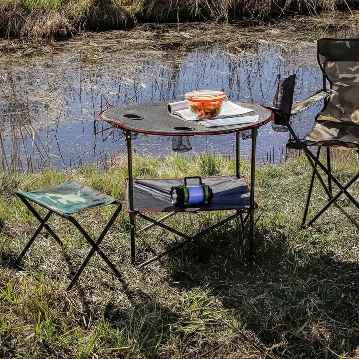 SKŁADANY TURYSTYCZNY STÓŁ KEMPINGOWY STOLIK PIKNIKOWY ROZKŁADANY BIWAKOWY