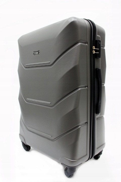 ZESTAW WALIZEK PODRÓŻNYCH KABINÓWKA ŚREDNIA DUŻA LEKKIE ABS 4 KÓŁKA POJEMNE