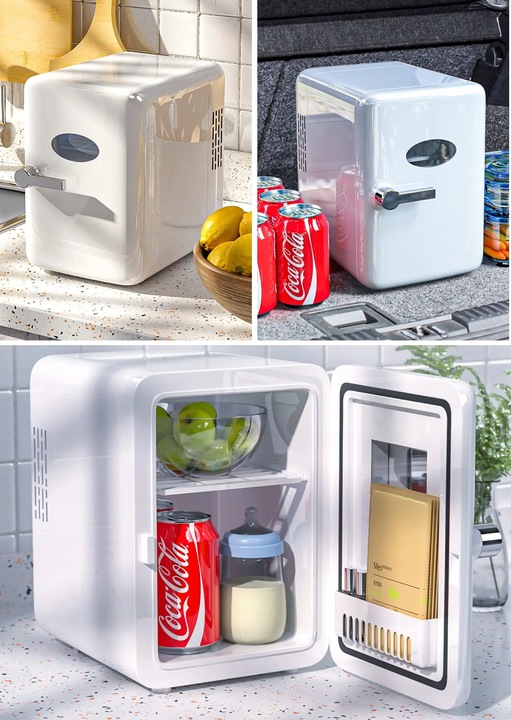 MINI LODÓWKA PRZENOŚNA TURYSTYCZNA GRZANIE CHŁODZENIE CICHA LED 4L