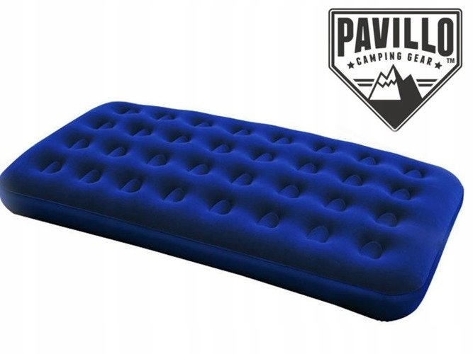 MATERAC DMUCHANY DO SPANIA WELURWY 188x99x22 cm BESTWAY z POMPKĄ