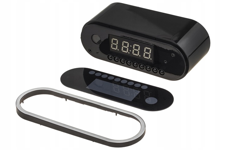 Zegar Z Ukrytą Kamerą / ZEGAREK SZPIEGOWSKI UKRYTA MINI KAMERA TRYB NOCNY