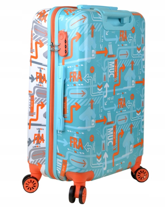 Średnia walizka na kółkach SUNBAG Fly360 Dual Color