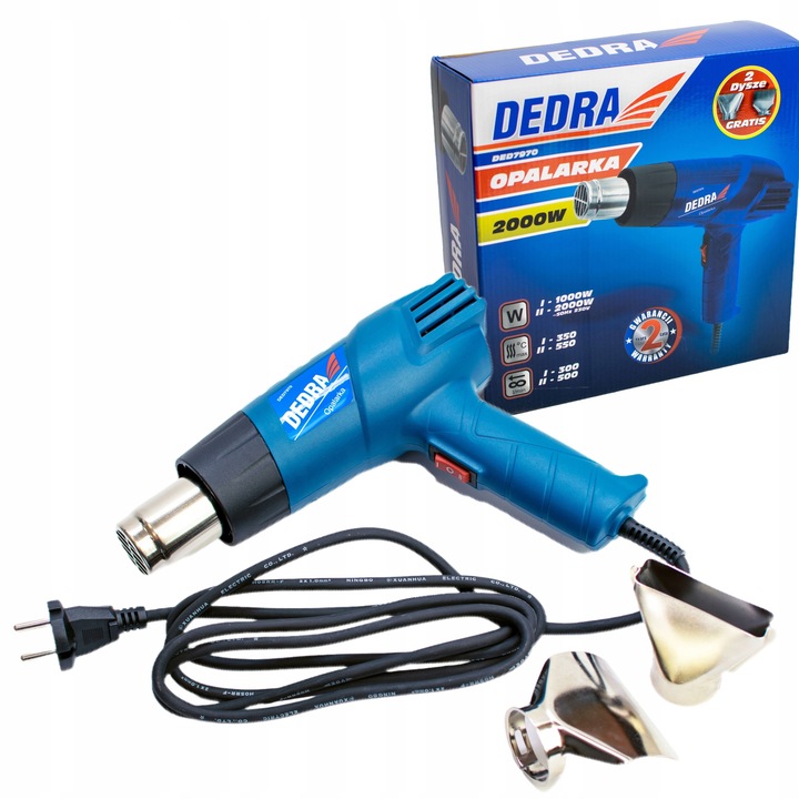 DEDRA OPALARKA ELEKTRYCZNA DED7970 II-biegi 2000W