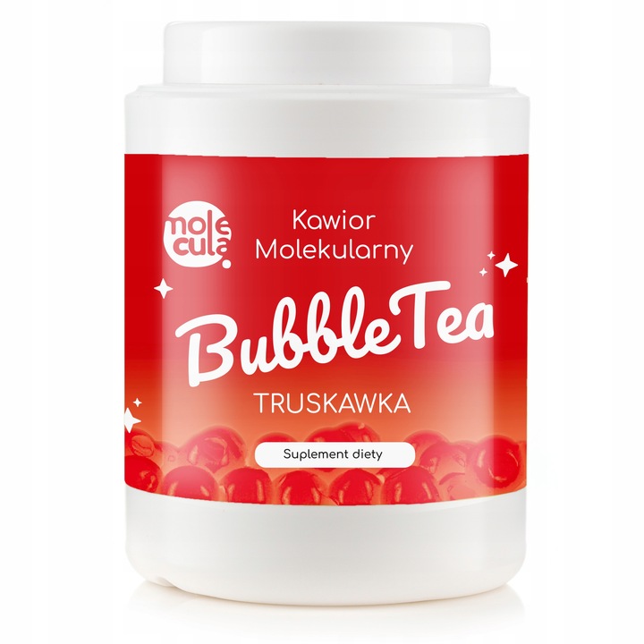 Molecula - KULKI do BUBBLE TEA - 2kg - MOLEKULARNY KAWIOR - TRUSKAWKA
