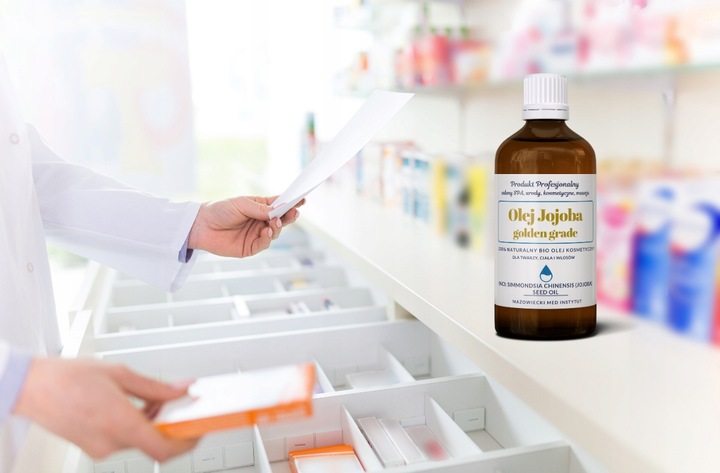 BIO olej JOJOBA zimnotłoczony redukuje zmarszczki