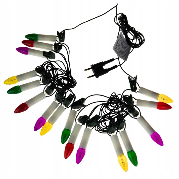 Światełka choinkowe Lampki tradycyjne PRL Świeczki żabki na choinkę Retro 3