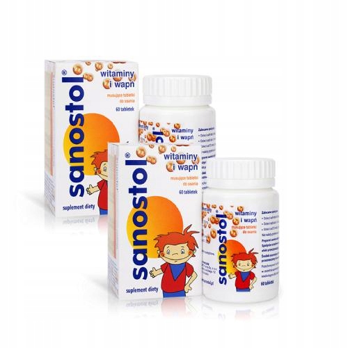 SANOSTOL duopack, 2x 60 tabl. do ssania