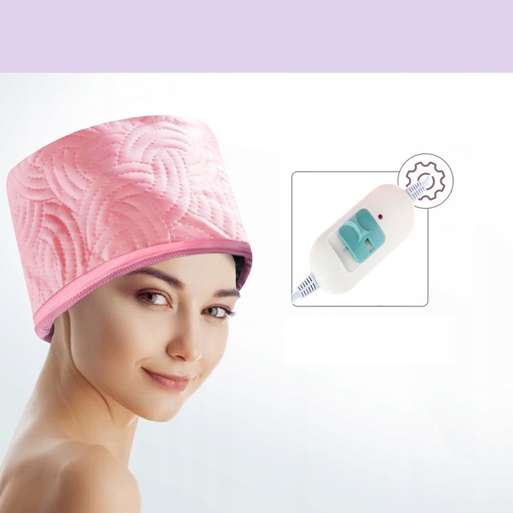 CZEPEK TERMICZNY ELEKTRYCZNY MASKA DO WŁOSÓW FILC REGULACJA TEMPERATURY