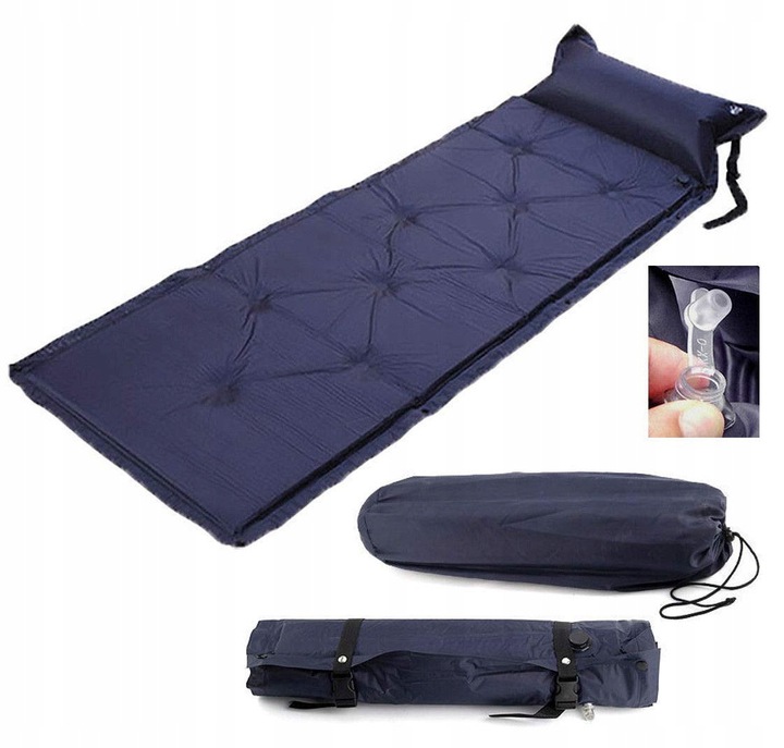 MATA KARIMATA TURYSTYCZNA SAMOPOMPUJĄCA Z PODUSZKĄ