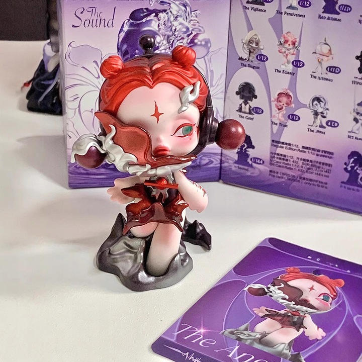 Oryginalne Pop Mart Labubu The Monsters Tasty Macarons Brelok