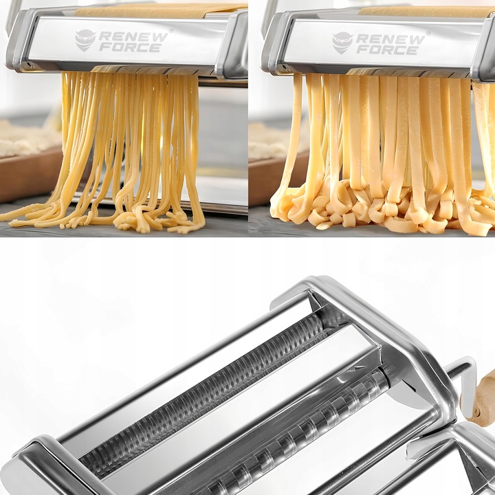 MASZYNKA DO MAKARONU I CIASTA RĘCZNA KRAJARKA KRAJALNICA STAL NIERDZEWNA XL