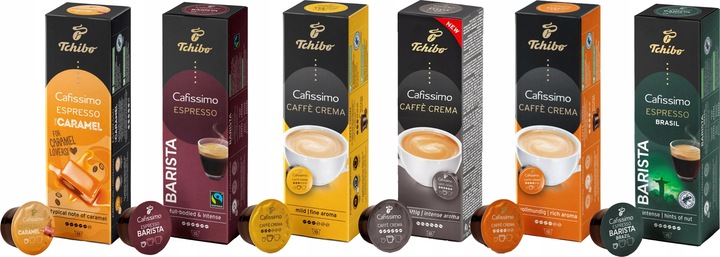 TCHIBO CAFISSIMO ZESTAW COLLECTION 60 kaps