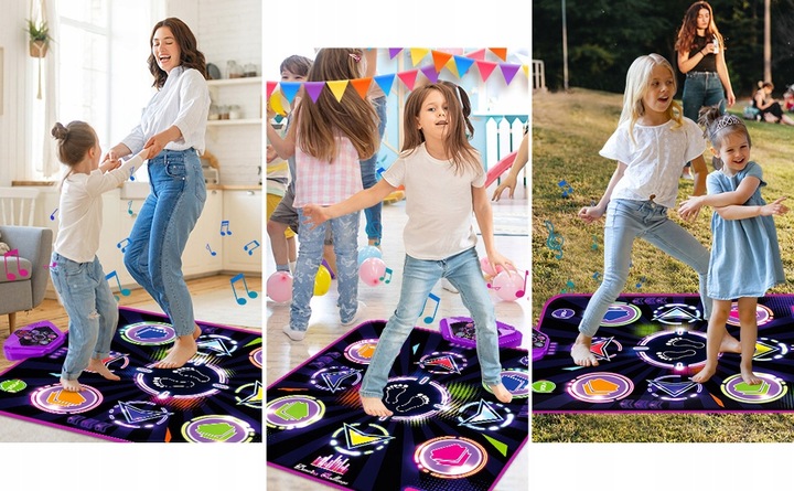 MATA DO TAŃCZENIA MUZYCZNA TANECZNA DLA DZIECI GRA INTERAKTYWNA TAŃCA ZABAW