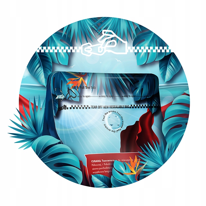 KAWA ZIARNISTA 1KG CUBANA TOCORORO Świeżo Palona 100% ARABICA - BLUE ORCA