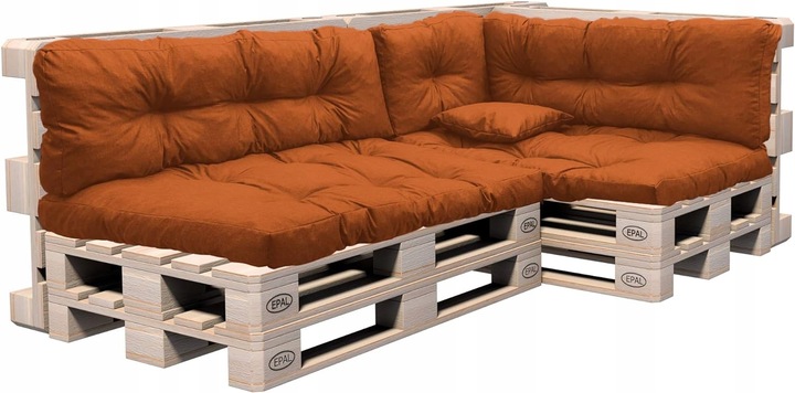 PODUSZKI NA PALETY MATERAC 120X80X40 KOMPLET 5 cz